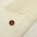 W Width Tulle Race Fabric Dot - nomura tailor