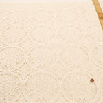 C/N/R Raschel Lace Fabric - Circle Flower - nomura tailor