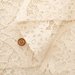 C/N/R Raschel Lace Fabric - Circle Flower - nomura tailor