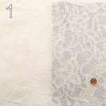 R/N Stretch Raschel Lace Fabric - Elegant Flower - nomura tailor