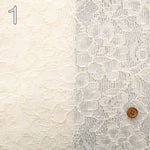 R/N Stretch Raschel Lace Fabric - Flowers - nomura tailor