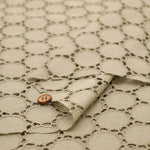 Cotton 60 Lawn Circle Lace Fabric - nomura tailor