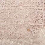 Polyester Chemical Lace Fabric - - Flower Square - nomura tailor