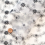 Polyester Organza Lace Fabric - Flowers - nomura tailor