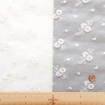 Polyester Organza Lace Fabric - Bouquet - nomura tailor