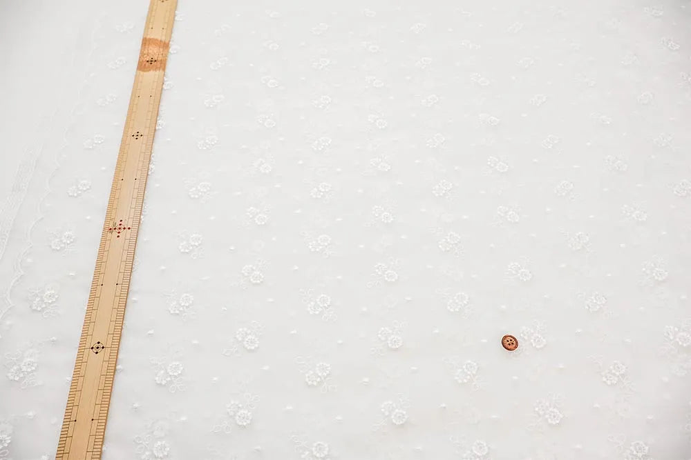 Polyester Organza Lace Fabric - Bouquet - nomura tailor
