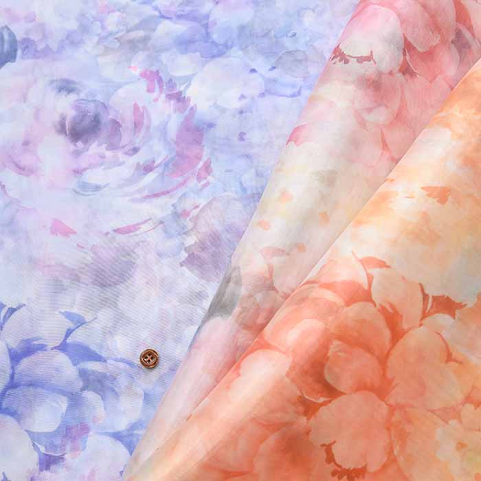 Polyester organdy printed fabric - nomura tailor