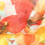 Polyester Organza Printed Fabric Big Flower - nomura tailor
