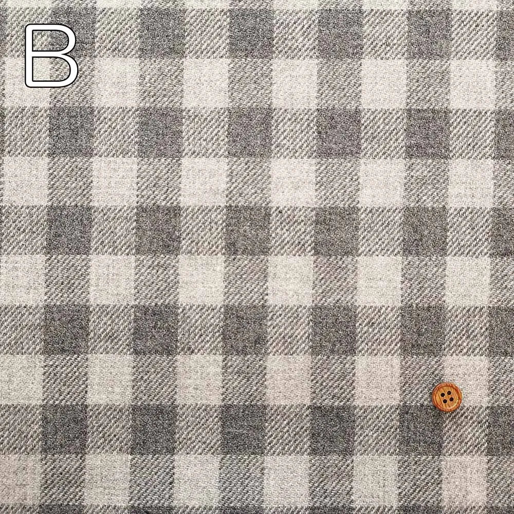 Yarn-Dyed Wool Check Fabric - nomura tailor