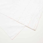 Cotton 60 Lawn Border Lace Fabric - nomura tailor