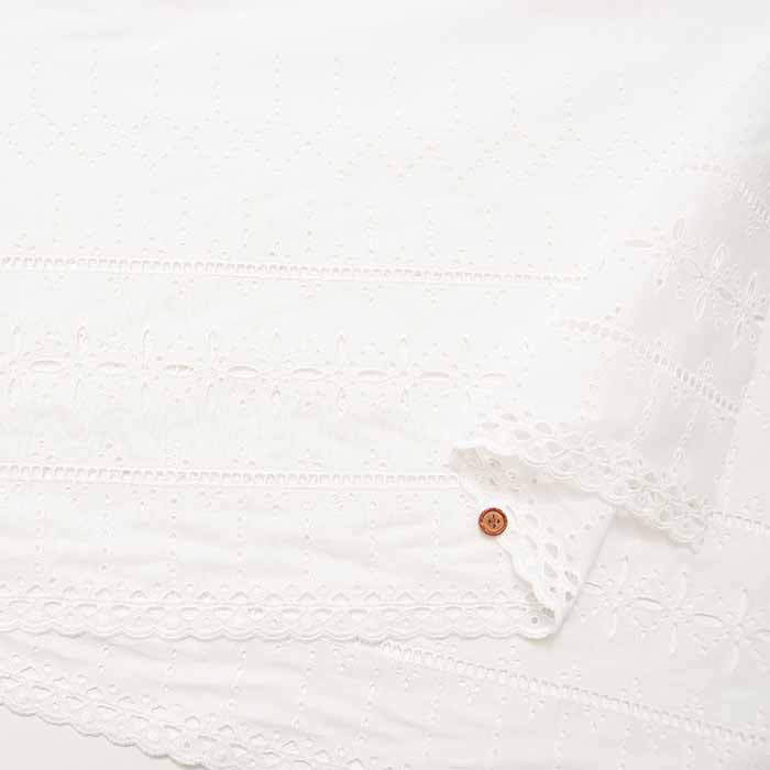 Cotton 60 Lawn Border Lace Fabric - nomura tailor