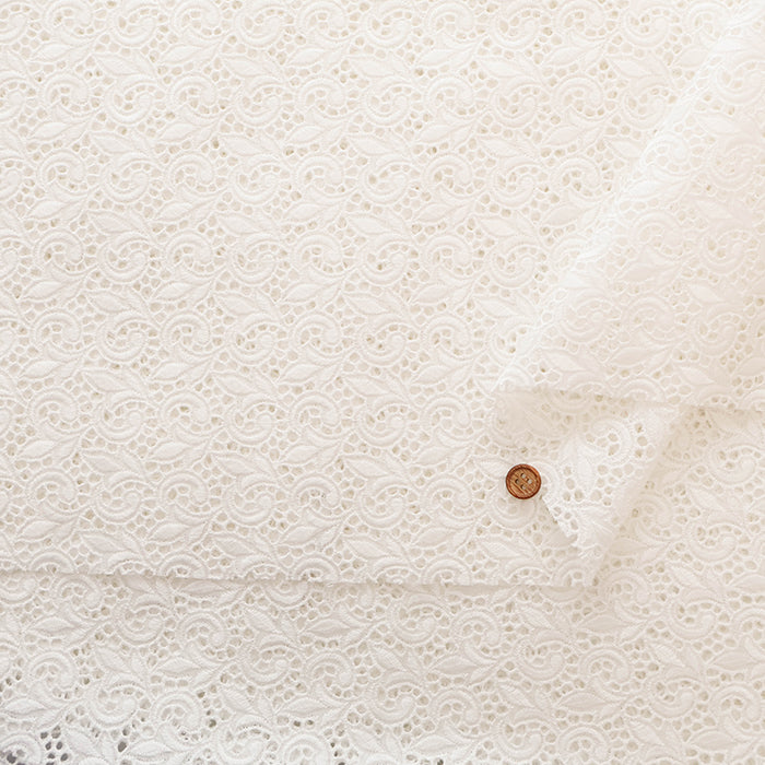 Cotton 60 Lawn Lace Fabric - nomura tailor