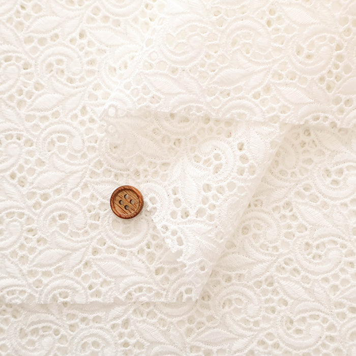 Cotton 60 Lawn Lace Fabric - nomura tailor