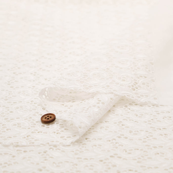 Cotton 60 Lawn Lace Fabric - nomura tailor
