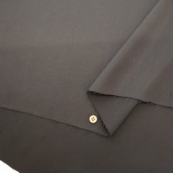 Polyester Formal Black Fabric - Plain - nomura tailor