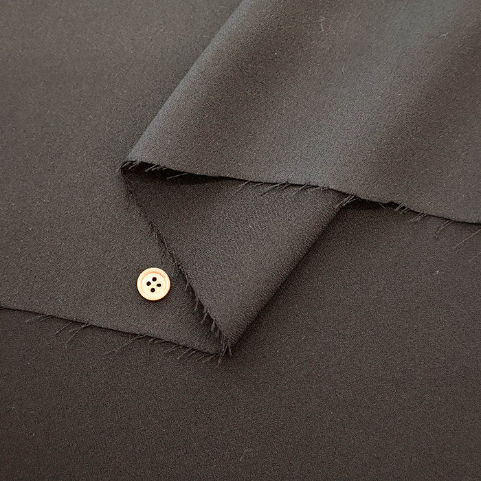 Polyester Formal Black Fabric - Plain - nomura tailor