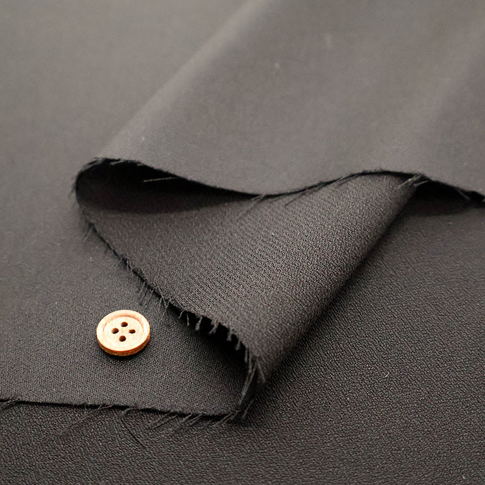 Polyester Formal Black Fabric - Plain - nomura tailor