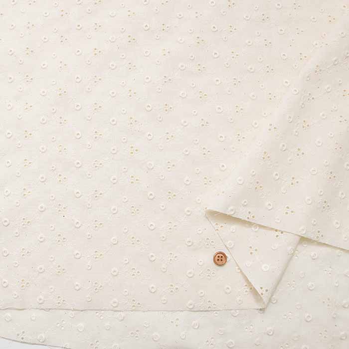 Cotton cambric A.O lace fabric - nomura tailor