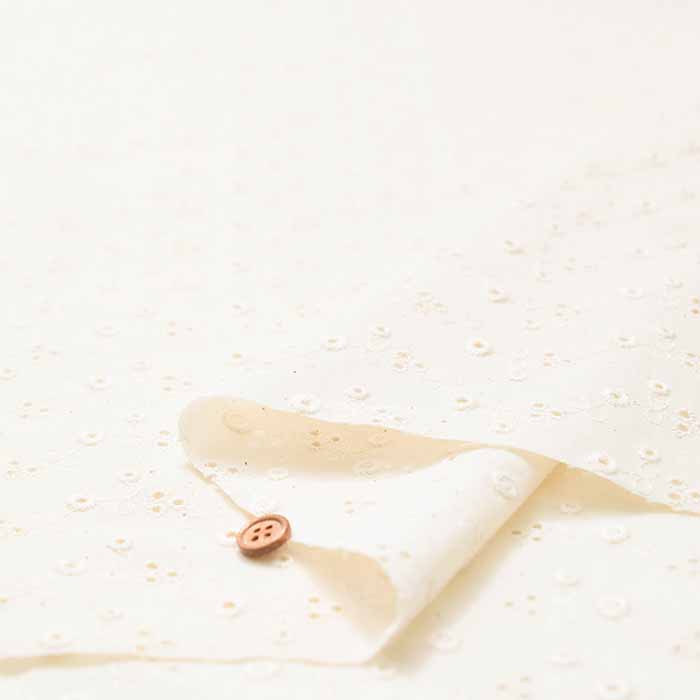 Cotton cambric A.O lace fabric - nomura tailor