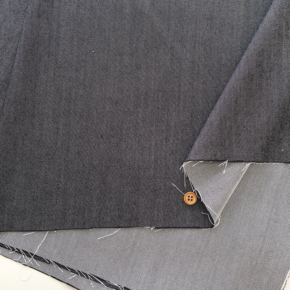 Wool Denim Fabric - Plain - nomura tailor