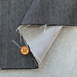 Wool Denim Fabric - Plain - nomura tailor