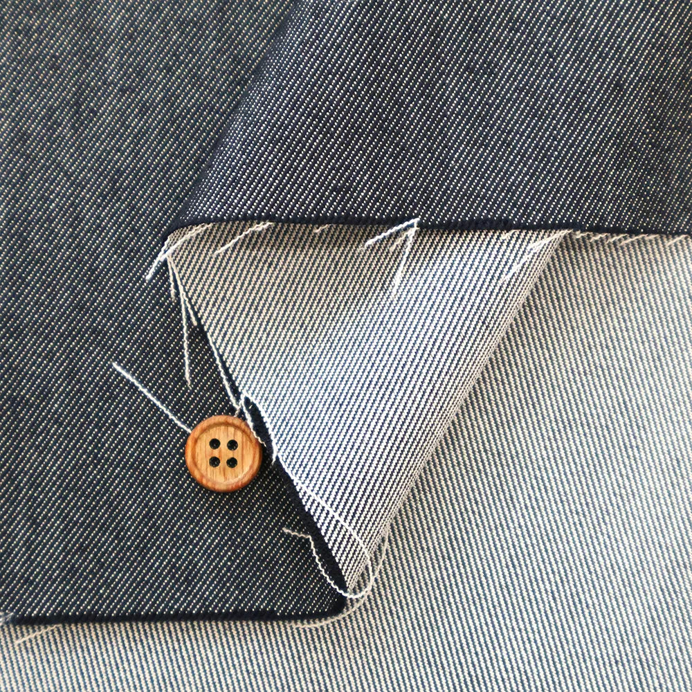 Wool Denim Fabric - Plain - nomura tailor