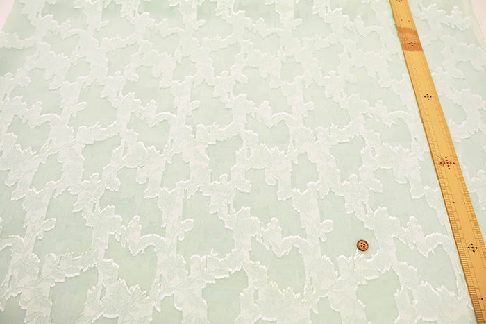 Polyester Cut Jacquard Fabric - Botanical - nomura tailor