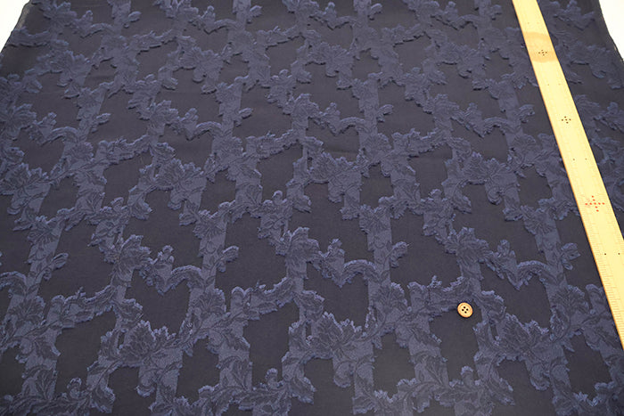 Polyester Cut Jacquard Fabric - Botanical - nomura tailor