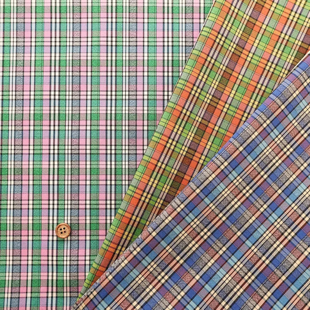 Polyester Retro Check Fabric - nomura tailor