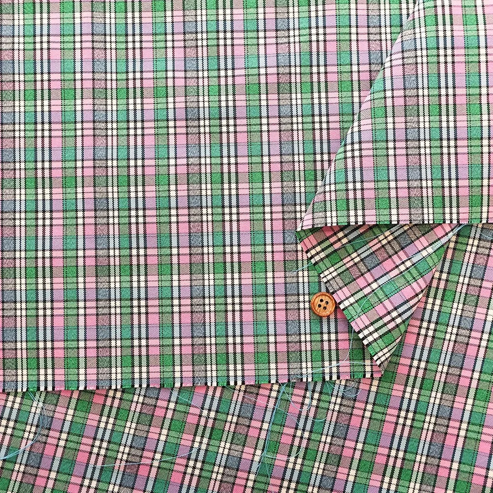 Polyester Retro Check Fabric - nomura tailor