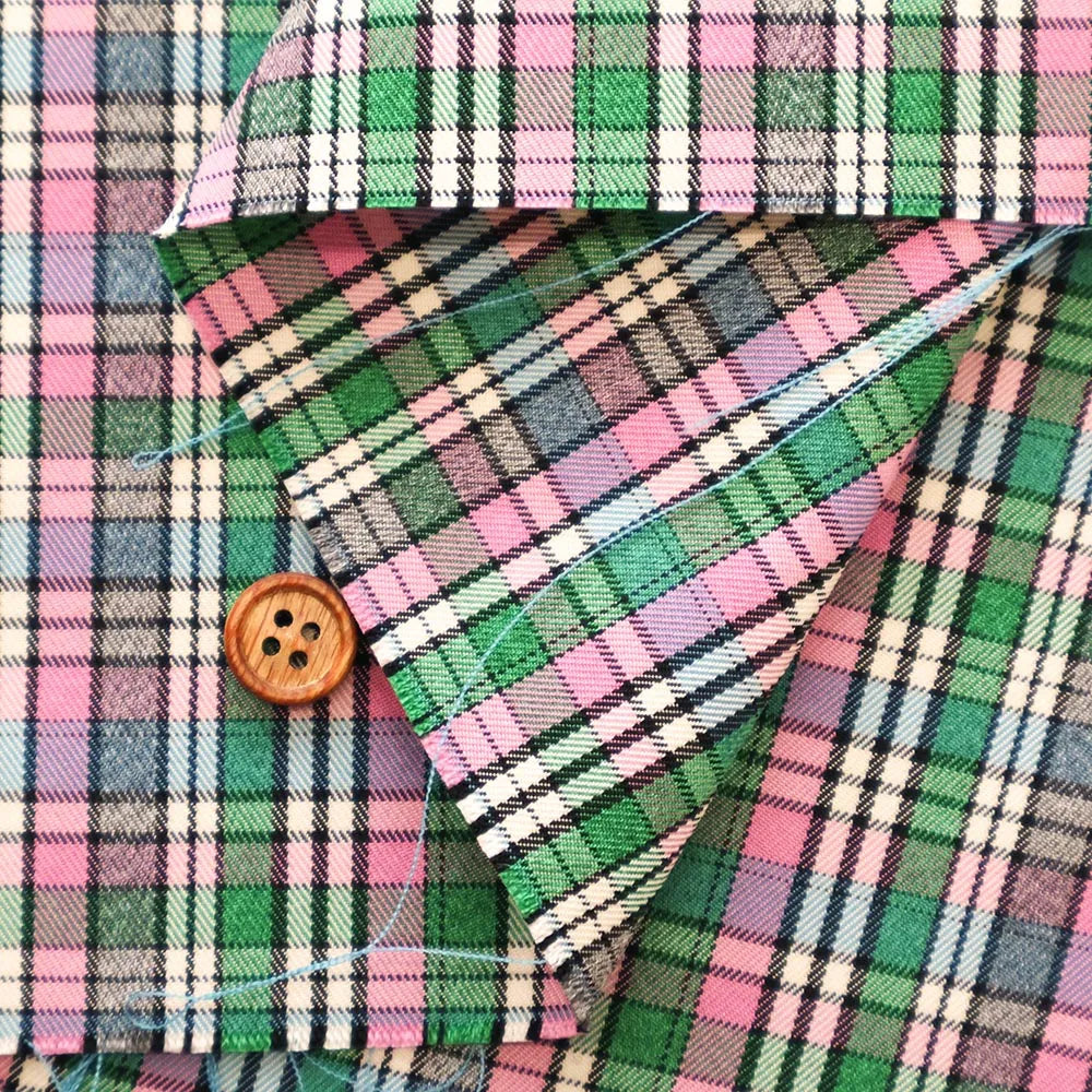 Polyester Retro Check Fabric - nomura tailor