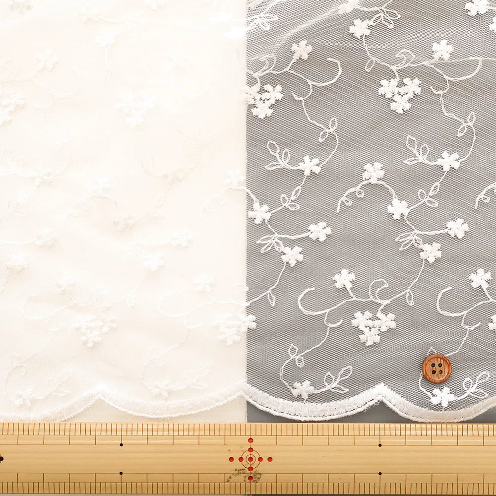 Pearl Tulle Lace Fabric - nomura tailor