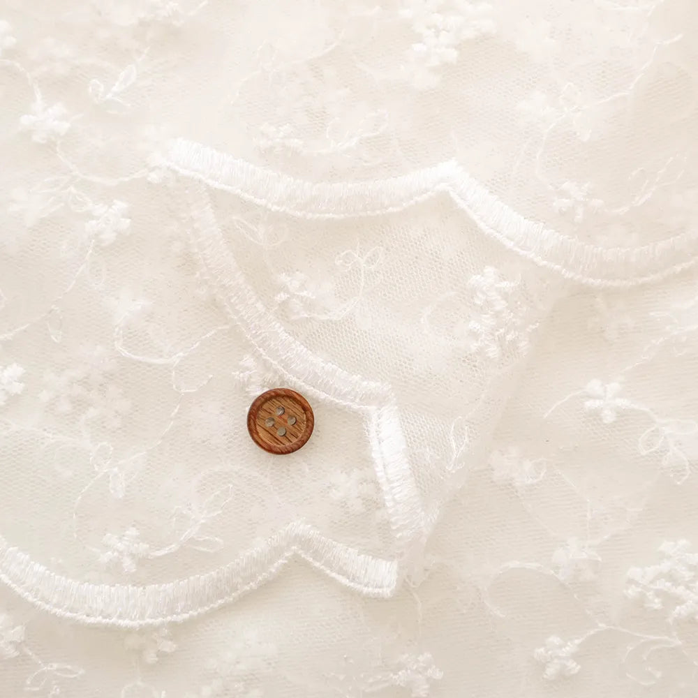 Pearl Tulle Lace Fabric - nomura tailor