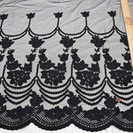 Tulle Border Lace Fabric - nomura tailor