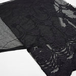 Tulle Border Lace Fabric - nomura tailor