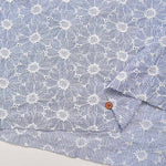 Cotton yarn-dyed striped lace fabric - nomura tailor