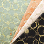 Cotton 60 Lawn Lace Fabric - Circle - nomura tailor