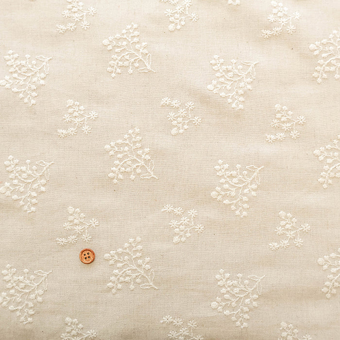 C/L Lace Fabric - Natural Flower - nomura tailor