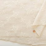 C/L Lace Fabric - Natural Flower - nomura tailor