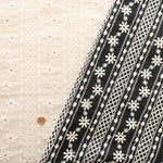 C/L Lace Fabric - Stripe Flower - nomura tailor