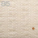 C/L Lace Fabric - Stripe Flower - nomura tailor