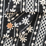C/L Lace Fabric - Stripe Flower - nomura tailor