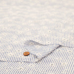 Cotton Lace Fabric - Striped Flower - nomura tailor