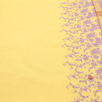 Cotton Color Border Lace Fabric -Flower - nomura tailor