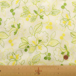 Cotton 60 Lawn Flower Lace Fabric - nomura tailor
