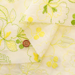Cotton 60 Lawn Flower Lace Fabric - nomura tailor