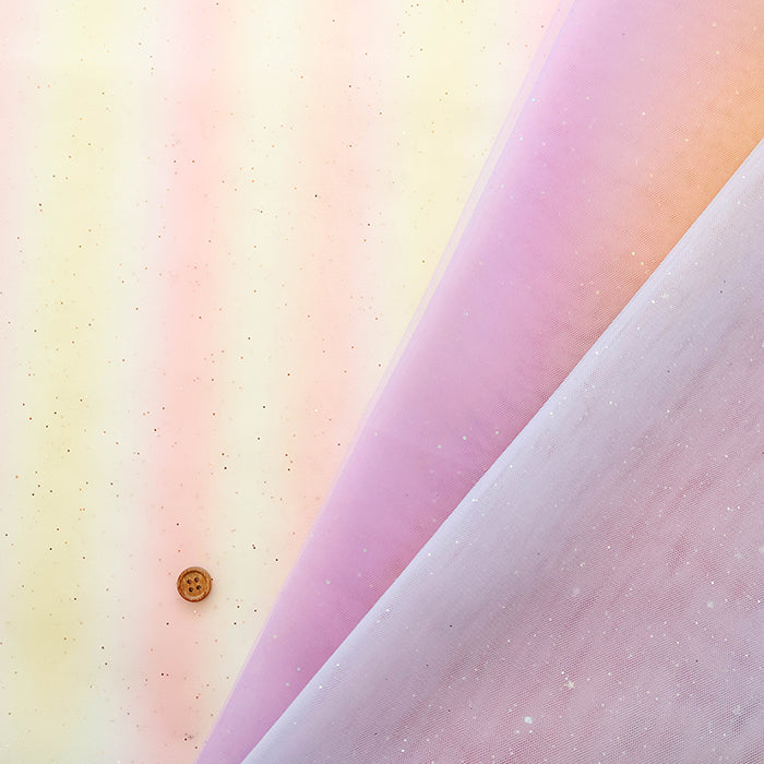 Made in China Nylon Rainbow Tulle Fabric - nomura tailor