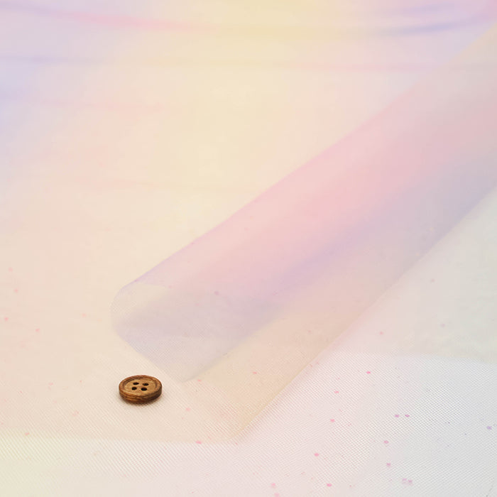 Made in China Nylon Rainbow Tulle Fabric - nomura tailor