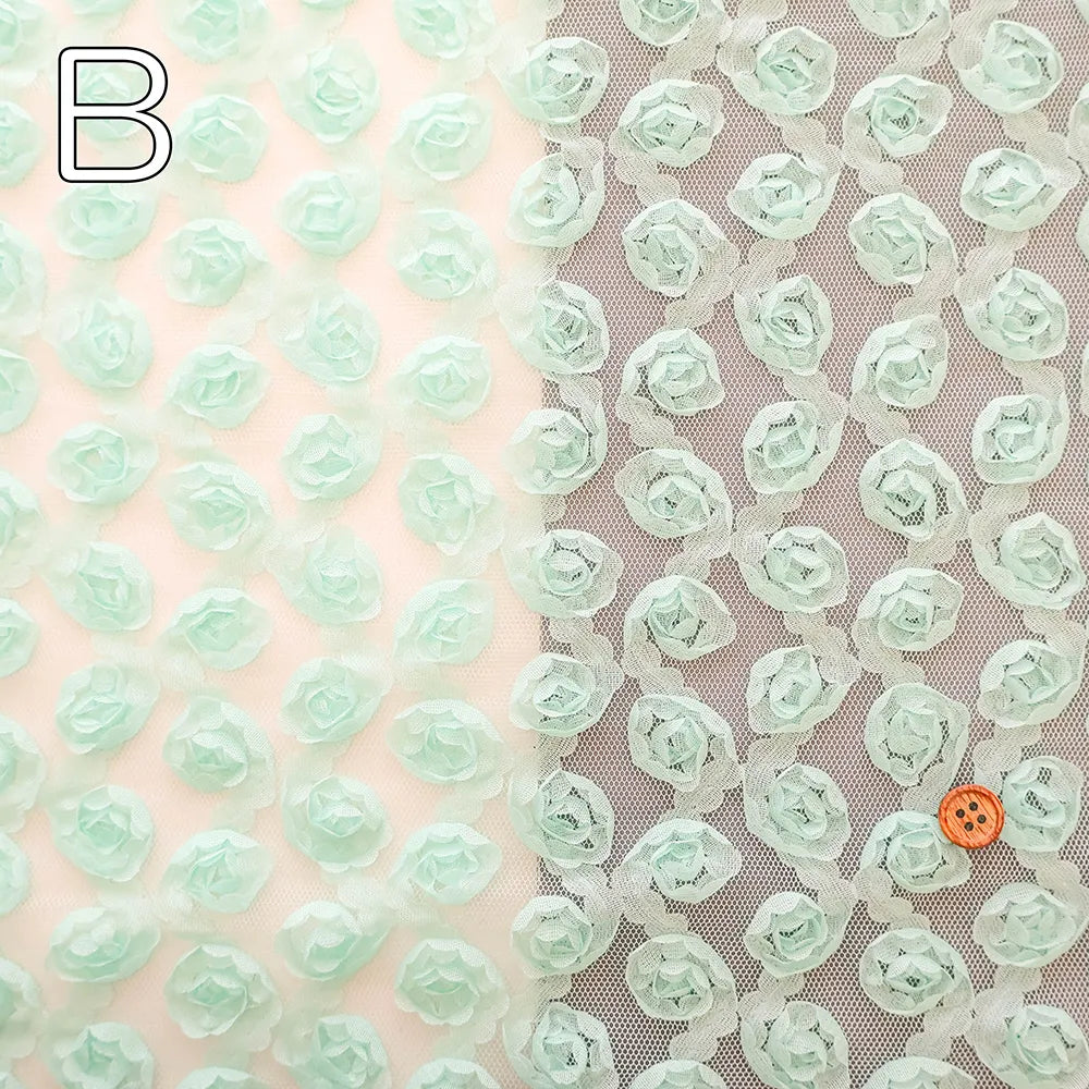 Made in China Polyester Lace Fabric - Flowers - nomura tailor