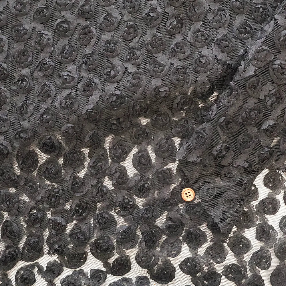Made in China Polyester Lace Fabric - Flowers - nomura tailor